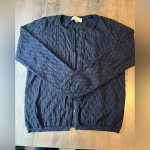 Sezane Philippe cardigan black size M